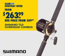 BCF Shimano tld overhead combos offer