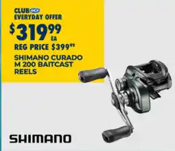 BCF Shimano curado m 200 baitcast reels offer