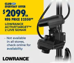 BCF Lowrance activetarget 2 live sonar offer