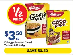 Ritchies Kellogg's Selected Cereal offer