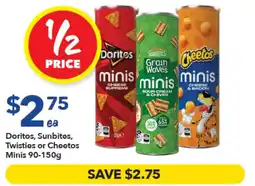 Ritchies Doritos, Sunbites, Twisties or Cheetos Minis offer
