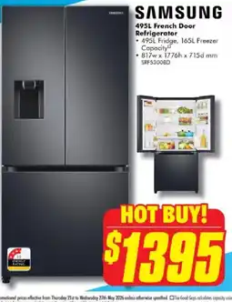 The Good Guys SAMSUNG 495L French Door Refrigerator offer