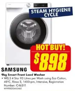The Good Guys Smart Front Load Washer offer