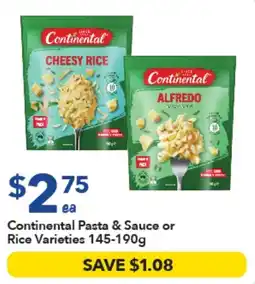 Ritchies Continental Pasta & Sauce or Rice offer