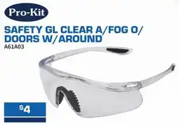 Burson Auto Parts Safety gl clear a/fog o/ doors w/around offer