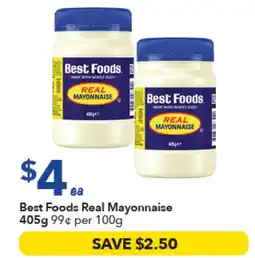 Ritchies Best Foods Real Mayonnaise offer
