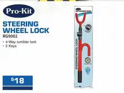 Burson Auto Parts Steering wheel lock offer