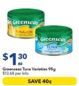 Ritchies Greenseas Tuna offer