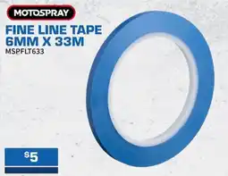 Burson Auto Parts Fine line tape 6mm x 33m offer