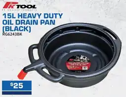 Burson Auto Parts Heavy duty oil drain pan (black) offer