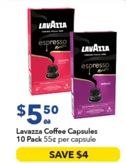 Ritchies Lavazza Coffee Capsules offer