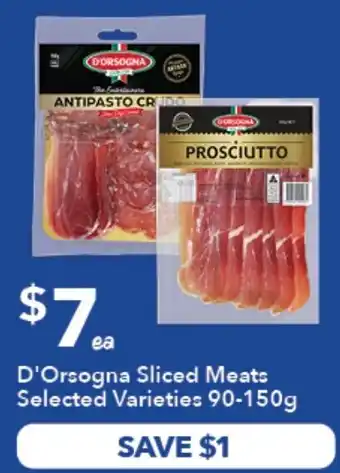 Ritchies D Orsogna Sliced Meats offer
