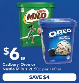 Ritchies Cadbury oreo or nestlé milo offer