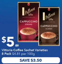 Ritchies Vittoria Coffee Sachet Varieties offer