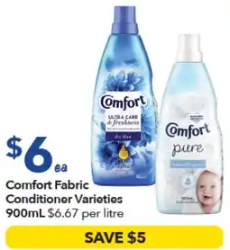 Ritchies Comfort fabric conditioner varieties offer
