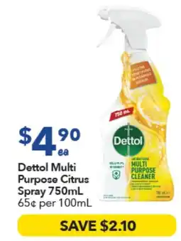 Ritchies Dettol multi purpose citrus spray offer