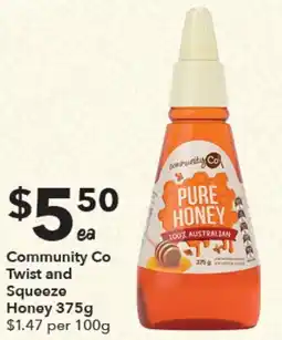 Ritchies Community Co Twist and Squeeze Honey offer
