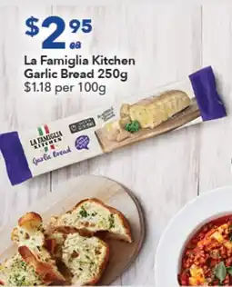 Ritchies La Famiglia Kitchen Garlic Bread offer