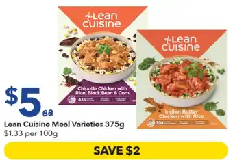 Ritchies Lean Cuisine Meal Varieties offer