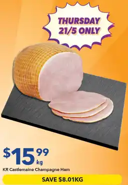 Ritchies Kr castlemaine champagne ham offer