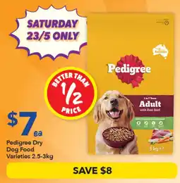 Ritchies Pedigree Dry Dog Food Varieties offer