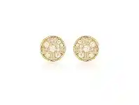 Georgini Mini Mosaic Gold Stud Earrings