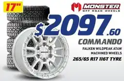 Bob Jane T-Marts Falken wildpeak at4w machined wheels 17 offer