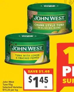 Supa Valu John West Tuna offer