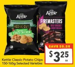Supa Valu Kettle Classic Potato Chips offer