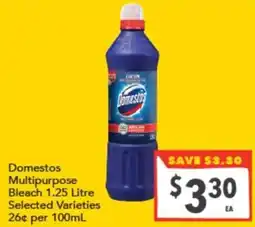 Supa Valu Domestos Multipurpose Bleach offer