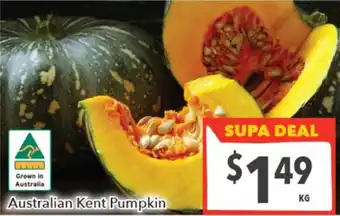 Supa Valu Australian Kent Pumpkin offer