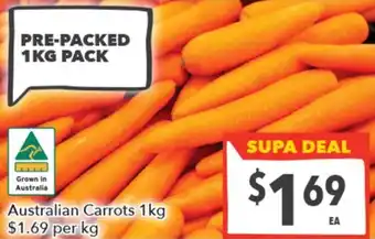 Supa Valu Australian Carrots offer