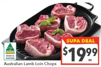 Supa Valu Australian Lamb Loin Chops offer