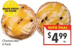 Supa Valu Cheesecake offer