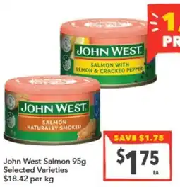 Supa Valu John West Salmon offer
