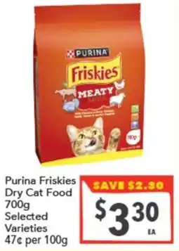 Supa Valu Purina Friskies Dry Cat Food offer