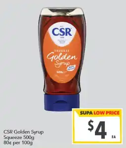 Supa Valu Csr golden syrup squeeze offer