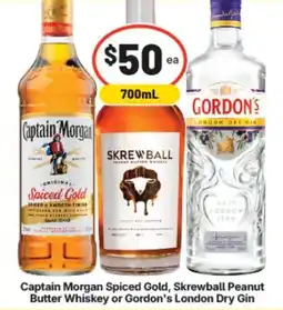 Supa Valu Captain Morgan Spiced Gold offer