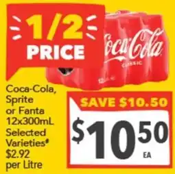 Supa Valu Coca Cola Sprite or Fanta offer