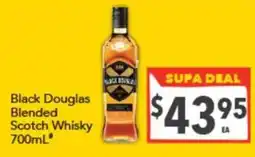 Supa Valu Black Douglas Blended Scotch Whisky offer