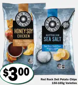Friendly Grocer Red Rock Deli Potato Chips offer
