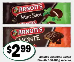Friendly Grocer Arnotts Chocolate Coated Biscuits offer