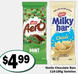 Friendly Grocer Nestle Chocolate Bars offer
