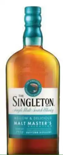 Liquor Legends Singleton dufftown malt master scotch whisky offer