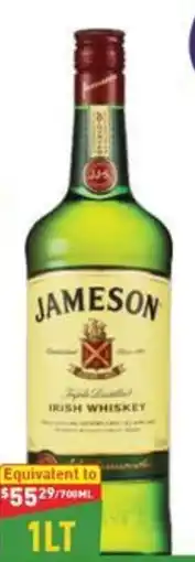 Liquor Legends Jameson Irish Whiskey offer