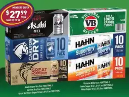 Liquor Legends Asahi super dry can offer