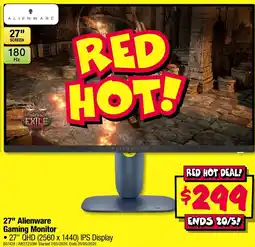 JB Hi-Fi 27" Alienware Gaming Monitor offer