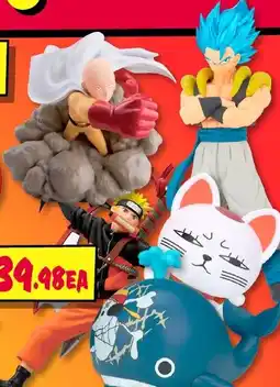 JB Hi-Fi Dragon Ball anime collectible figures offer