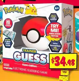 JB Hi-Fi Pokemon Trainer Guess Legacy Edition, Red offer
