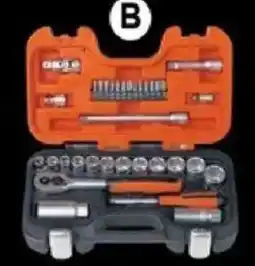 Total Tools 34 Piece 1/4" & 3/8" Drive Socket Metric Set offer